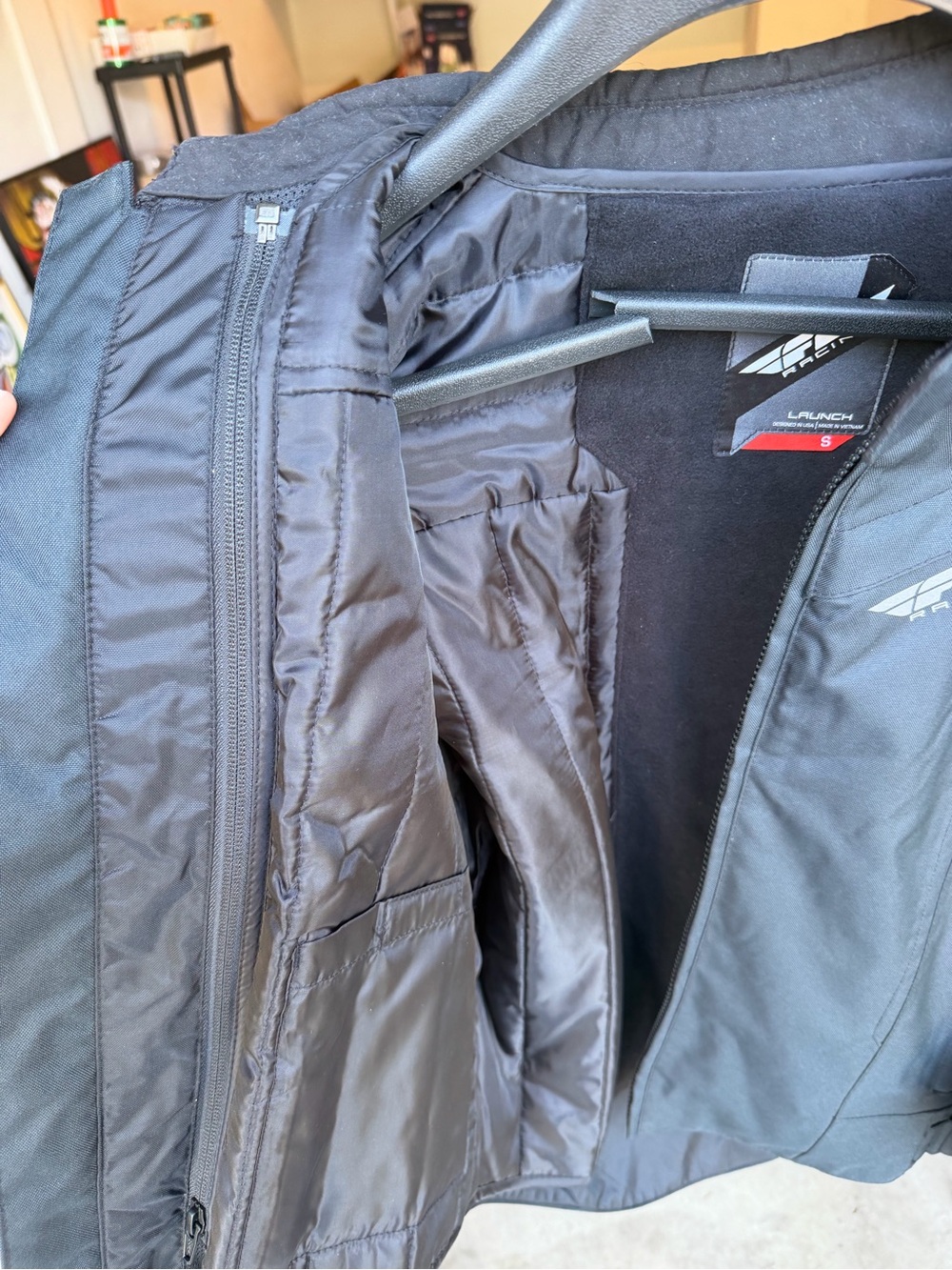 Fly Racing Men's Black Textile Performance Motorcycle Jacket - Picture 12 of 13